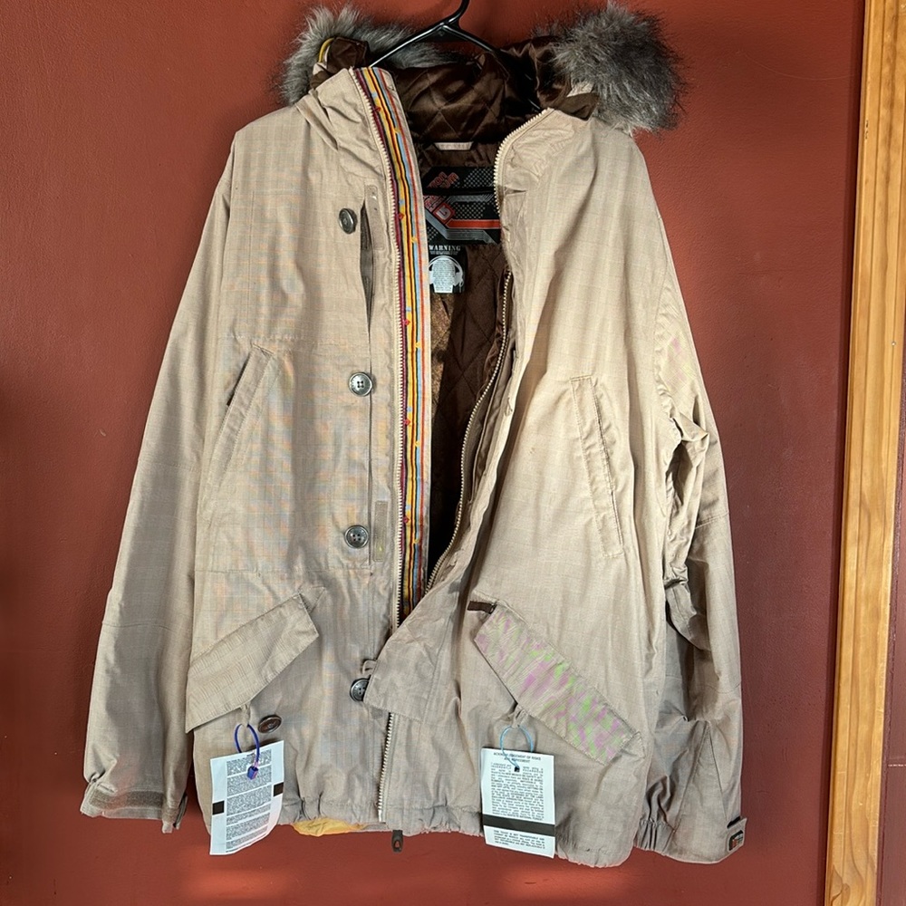 Vintage Burton Snow Jacket, Men’s Medium, Brown
